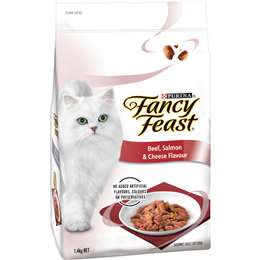Fancy Feast Adult Beef Salmon & Cheese Flavour Dry Cat Food 1.4Kg