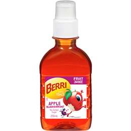 Berri Pop Tops Apple & Blackcurrant Juice Poppers Bottle 250mL