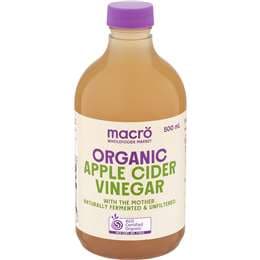Macro Organic Apple Cider Vinegar 500mL