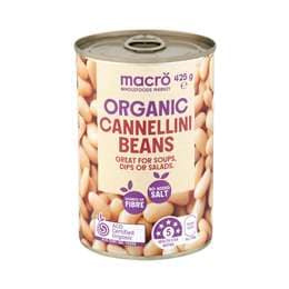 Macro Organic Cannellini Beans 425g