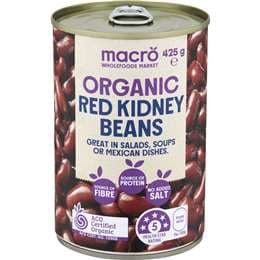 Macro Organic Red Kidney Beans 425g