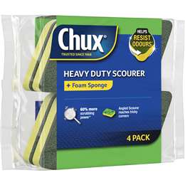 Chux Heavy Duty Scourer Scrubs 4 pack