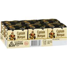 Captain Morgan Spiced Rum & Cola 375mL x 24 case