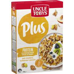 Uncle Tobys Plus Protein Breakfast Cereal 410g