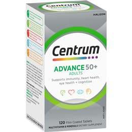 Centrum Advance 50+ Daily Multivitamin Tablets 120 pack