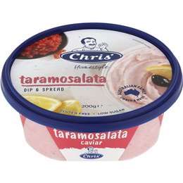 Chris' Taramosalata Homestyle Caviar Dip 200g
