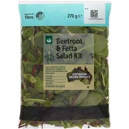 Woolworths Beetroot & Fetta Salad Kit 270g