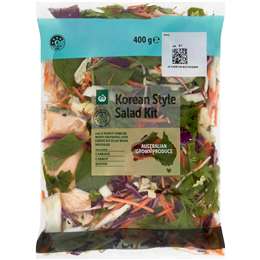 Woolworths Korean Style Salad Kit 400g