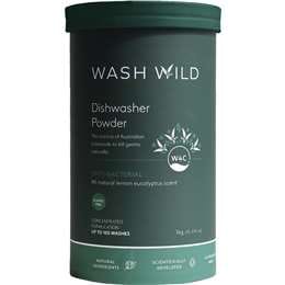 Wash Wild Dishwasher Powder Lemon Eucalyptus Scent 1kg