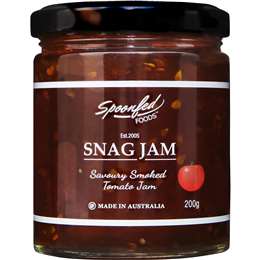 Spoonfed Foods Snag Jam Savoury Smoked Tomato 200g