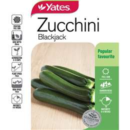 Yates Zucchini Blackjack Seeds each