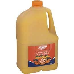 Nippy's Unsweetened Orange Juice 3L