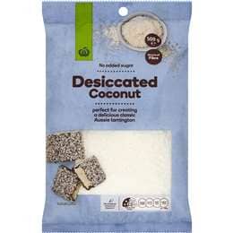 Woolworths Coconut Fine Desiccated 500g