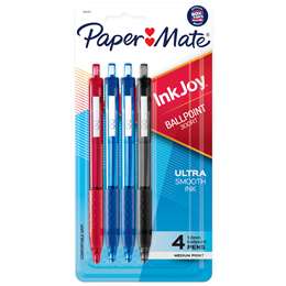 Paper Mate InkJoy 300RT Ballpoint Pens Assorted Colours 4 pack