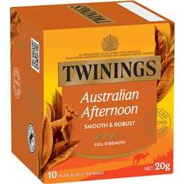 Twinings Australian Afternoon Black Tea Bags 10 pack
