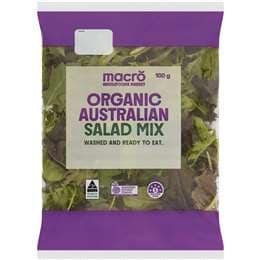 Macro Certified Organic Salad Mix 100g