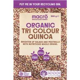 Macro Organic Quinoa Tri Colour 500g