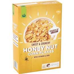 Woolworths Honey Nut Corn Flakes 670g