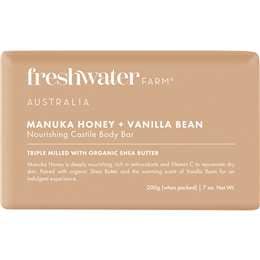 Freshwater Farm Australia Manuka Honey & Vanilla Body Bar 200g