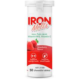 Iron Melts Chewable Tablet 50 pack