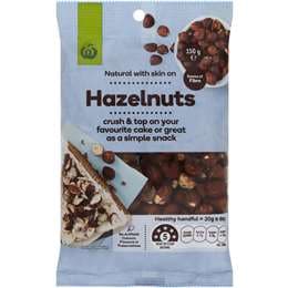 Woolworths Hazelnuts 150g