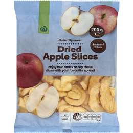 Woolworths Dried Apple Slices 200g