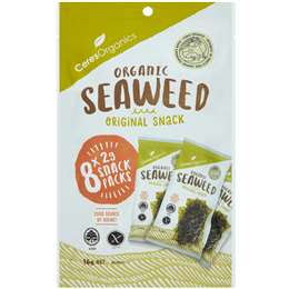 Ceres Organics Seaweed Nori Original Snack 2g x 8 pack