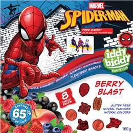 Iddy Biddy Fruit Snacks Berry 20g x 8 pack