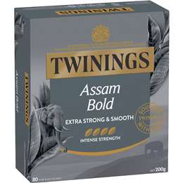 Twinings Assam Bold Black Tea Bags 80 pack