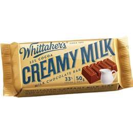 Whittaker's Creamy Milk Chocolate Bar 50g