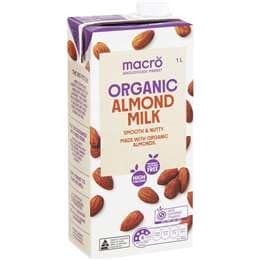 Macro Organic Almond Long Life Milk 1L
