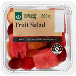 Woolworths Seasonal Fruit Salad Tub 200g