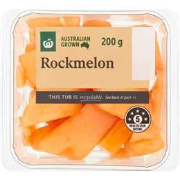Woolworths Fresh Rockmelon Tub 200g
