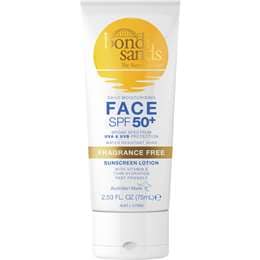 Bondi Sands Fragrance Free Face Lotion SPF 50+ 75mL