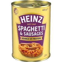 Heinz Canned Spaghetti & Sausages 420g