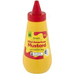 Woolworths Mild American Mustard 250g