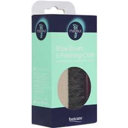 Maseur Footcare Shoe Brush & Polish Cloth each
