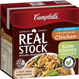 Campbell's Real Stock Salt Reduced Chicken 250mL