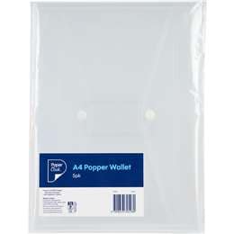 Paperclick Presentation Wallet A4 Document Clear each