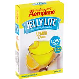 Aeroplane Jelly Lite Crystals Lemon 9g x 2 pack