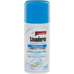Canesten Tinaderm Antifungal Powder Spray 100g
