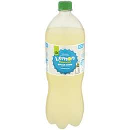 Woolworths Lemon Zero Sugar Bottle 1.25L