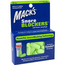 Mack's Ear Plugs Soft Foam Snore Blockers 12 pack
