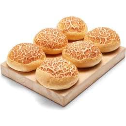 Woolworths Jumbo Crusty Tiger Rolls 6 pack