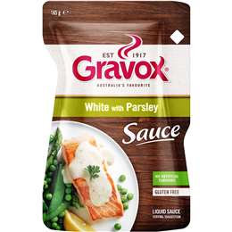 Gravox Parsley White Finishing Liquid Sauce Pouch 165g