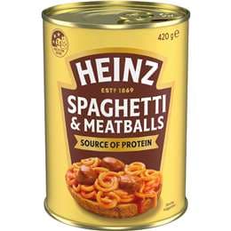 Heinz Canned Spaghetti & Meatballs 420g