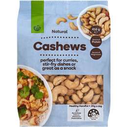 Woolworths Cashews 450g