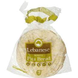Woolworths Lebanese Bread White 400g