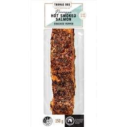 Thomas Dux Hot Smoked Salmon Pepper 150g