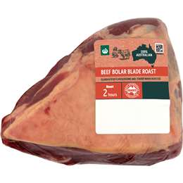 Woolworths Beef Bolar Blade Roast 900g - 2kg